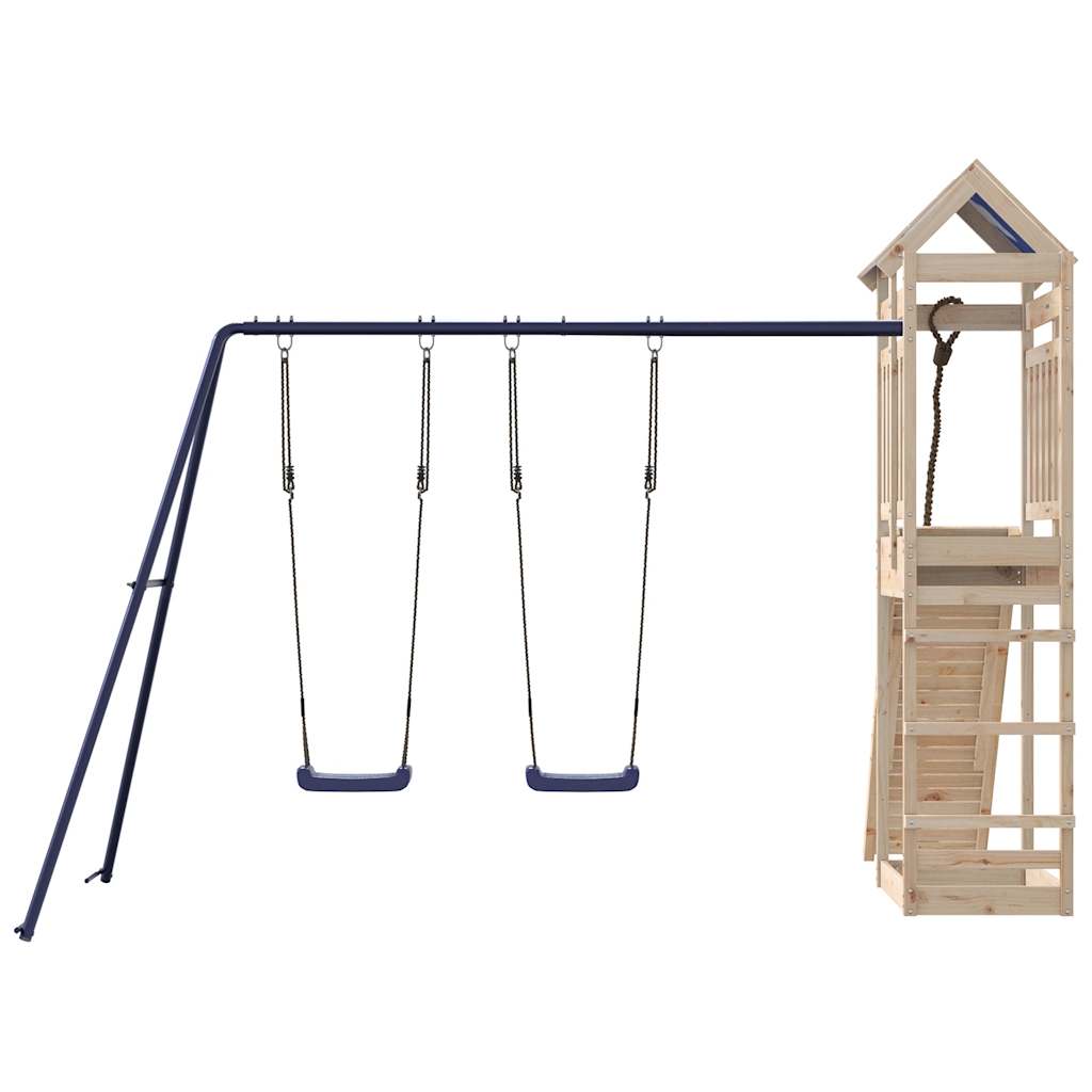 Outdoor Playset Solid Wood Pine