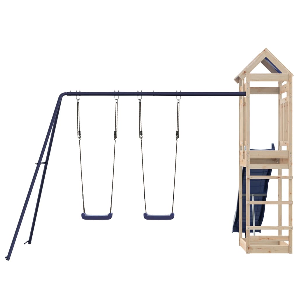 Outdoor Playset Solid Wood Pine