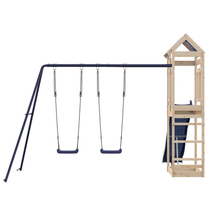 Outdoor Playset Solid Wood Pine