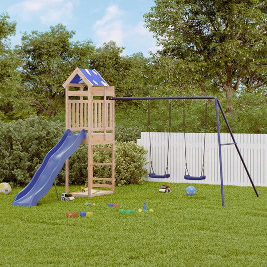 Outdoor Playset Solid Wood Pine