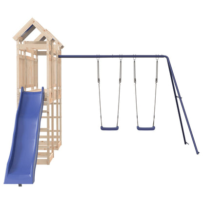 Outdoor Playset Solid Wood Pine