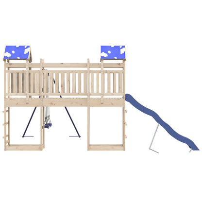 Outdoor Playset Solid Wood Pine