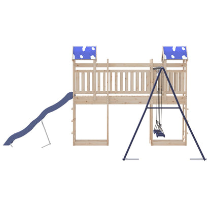 Outdoor Playset Solid Wood Pine