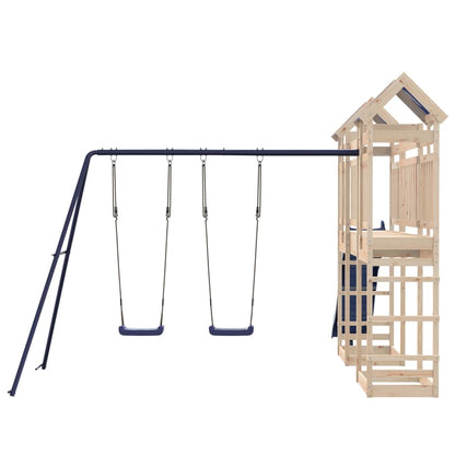 Outdoor Playset Solid Wood Pine