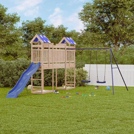 Outdoor Playset Solid Wood Pine