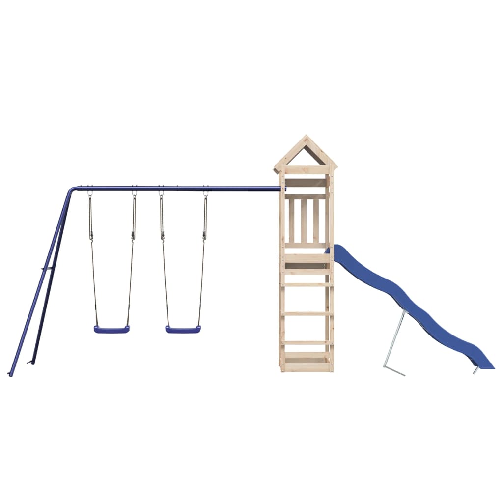 Outdoor Playset Solid Wood Pine