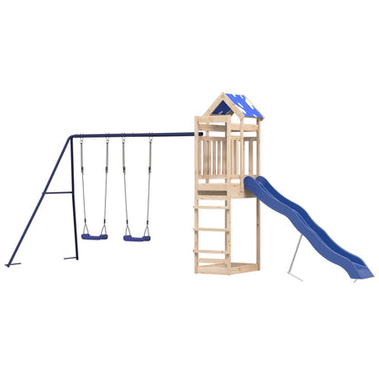 Outdoor Playset Solid Wood Pine