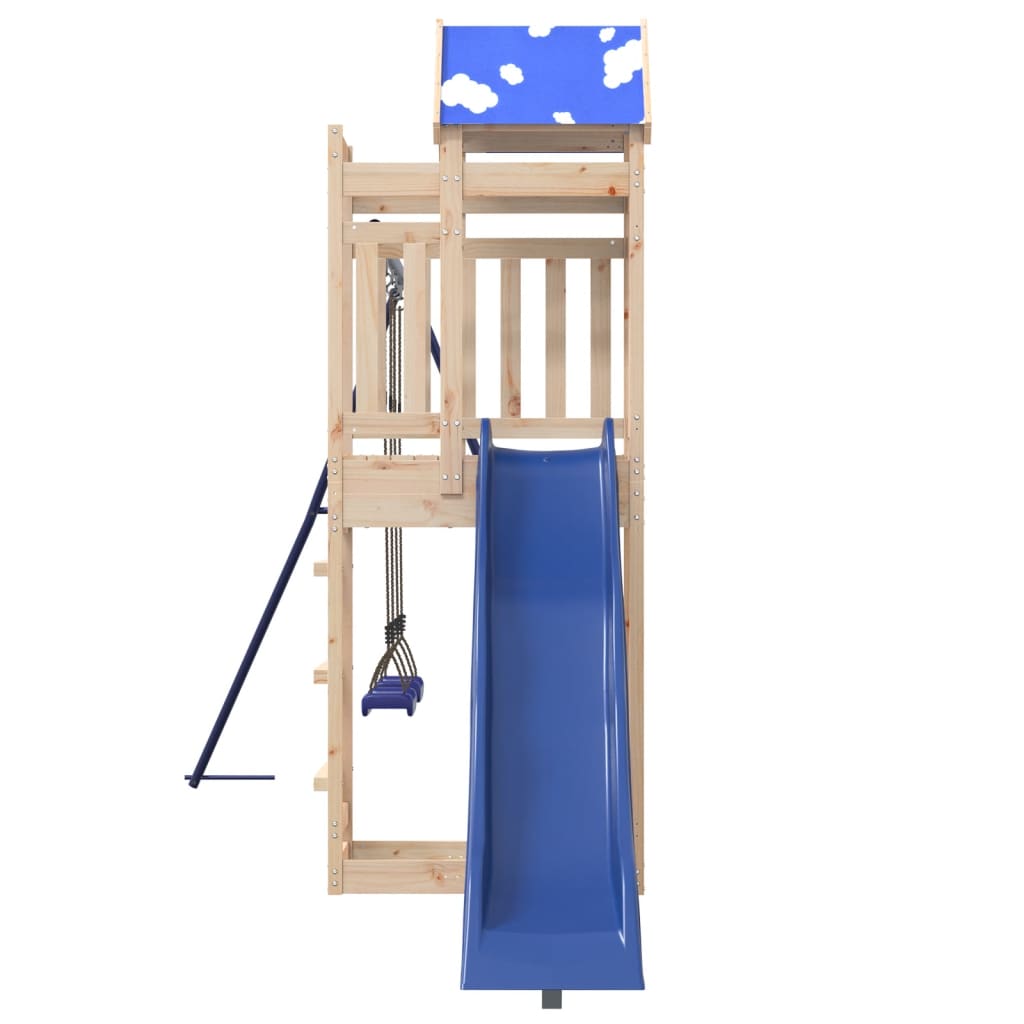 Outdoor Playset Solid Wood Pine