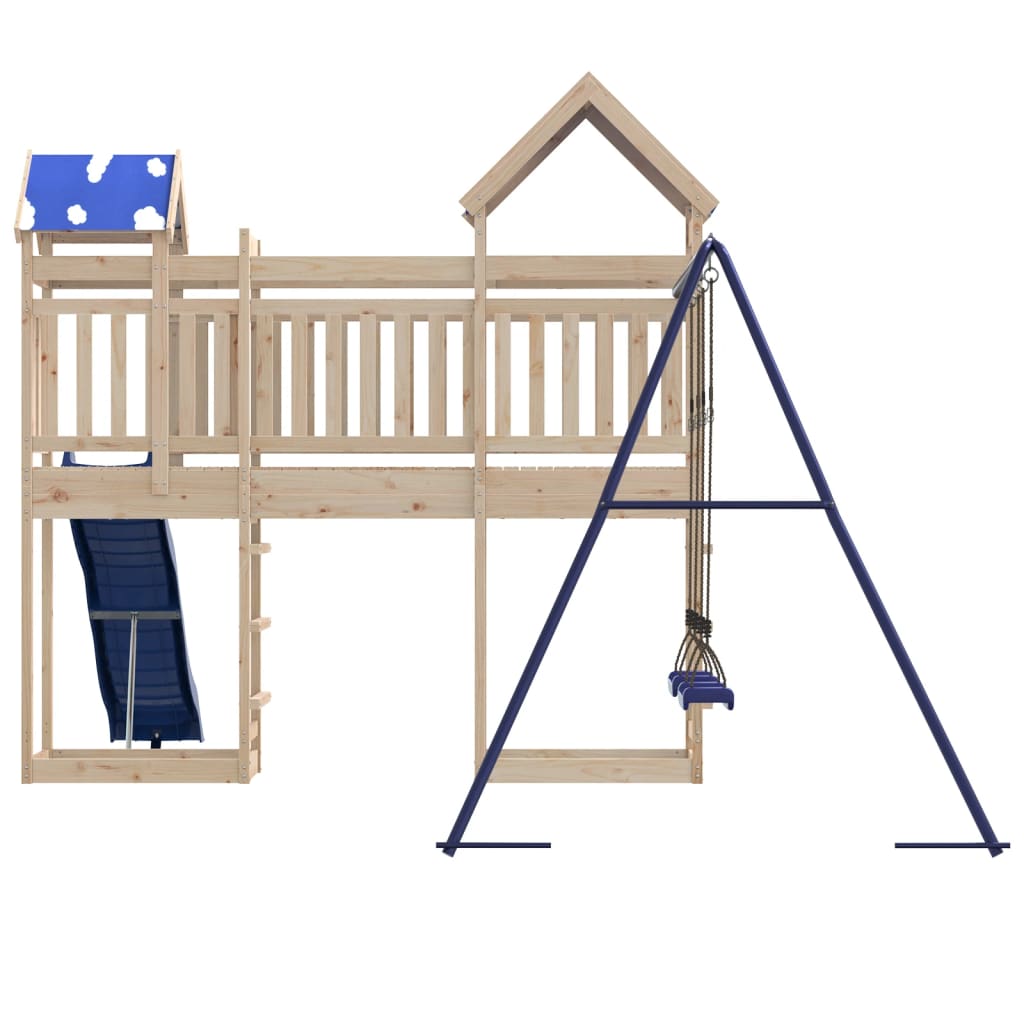 Outdoor Playset Solid Wood Pine