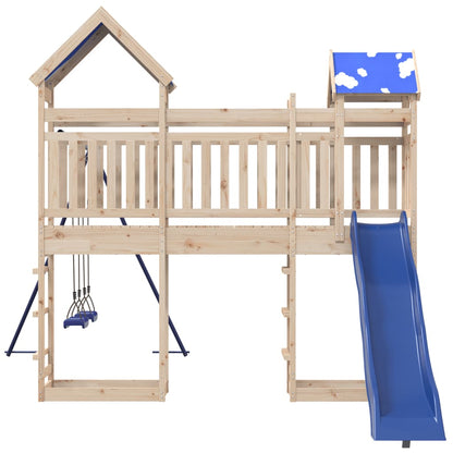 Outdoor Playset Solid Wood Pine