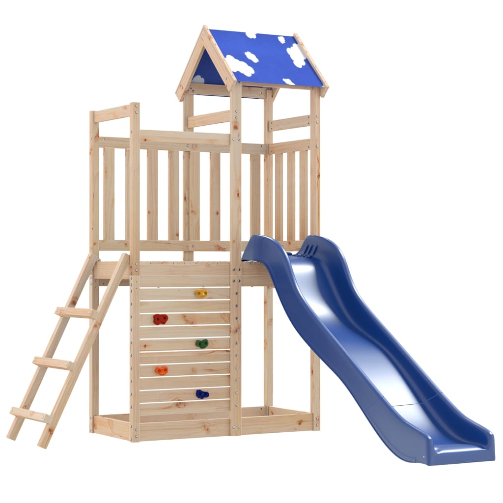 Outdoor Playset Solid Wood Pine