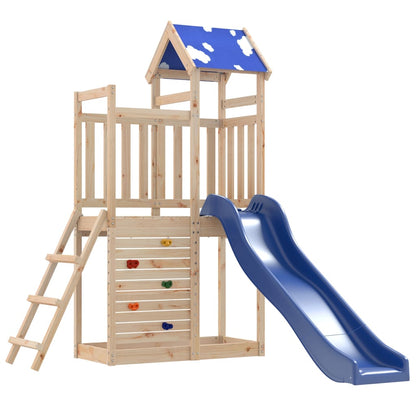 Outdoor Playset Solid Wood Pine