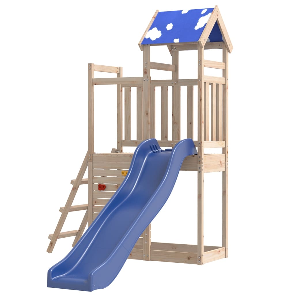 Outdoor Playset Solid Wood Pine