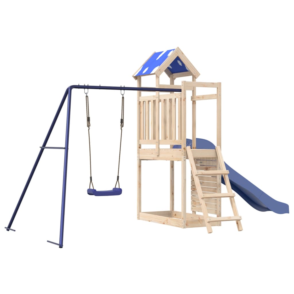 Outdoor Playset Solid Wood Pine