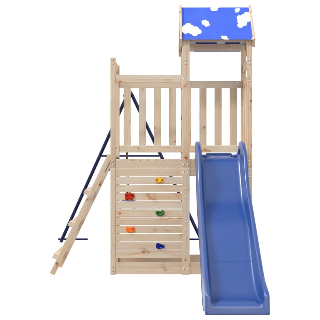 Outdoor Playset Solid Wood Pine