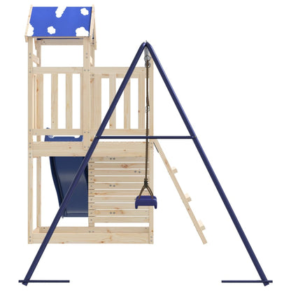 Outdoor Playset Solid Wood Pine