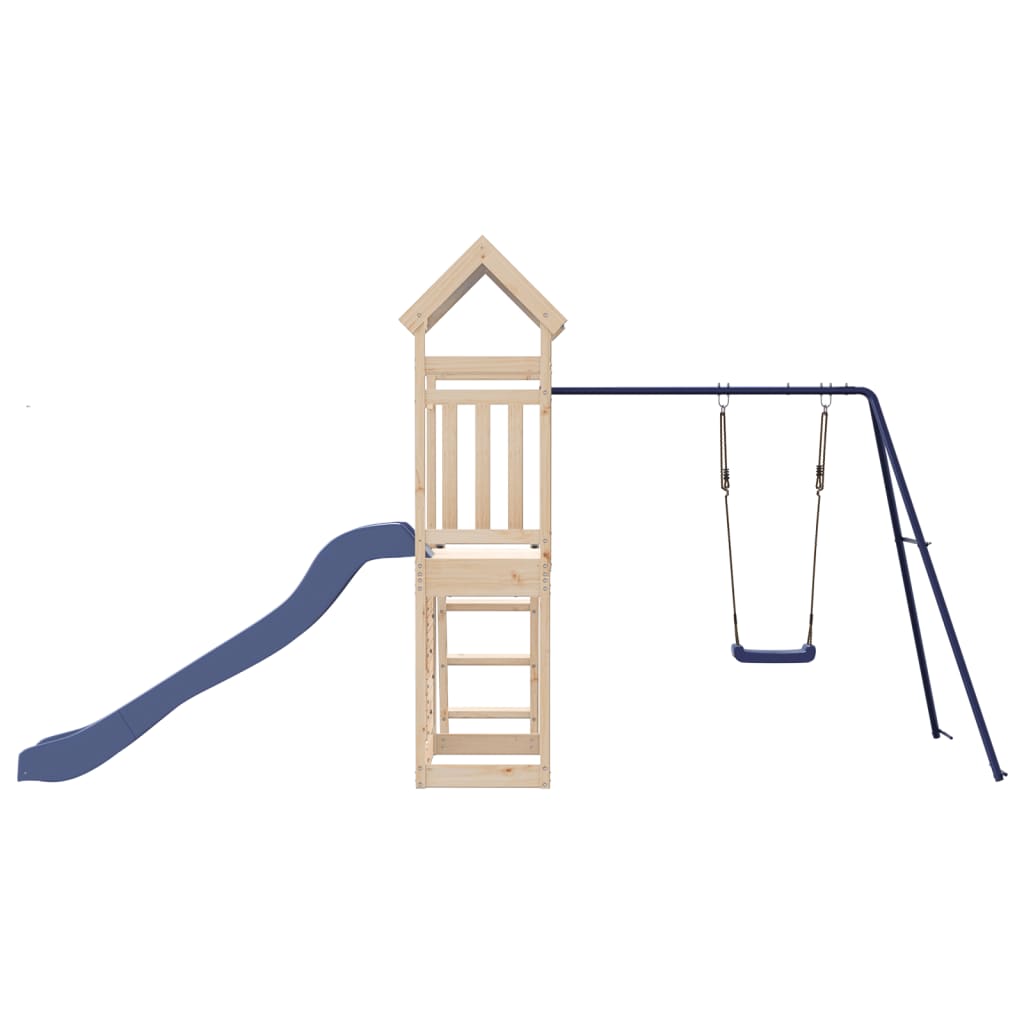 Outdoor Playset Solid Wood Pine