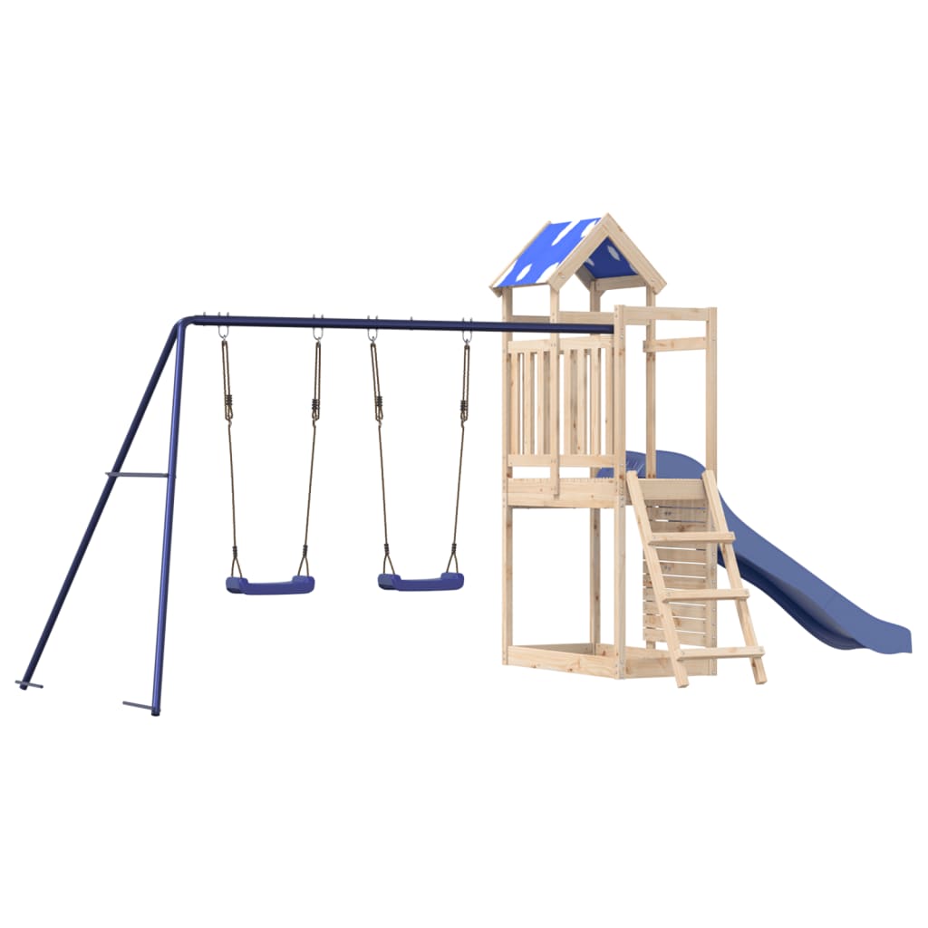 Outdoor Playset Solid Wood Pine