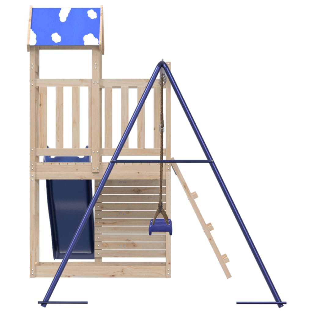 Outdoor Playset Solid Wood Pine