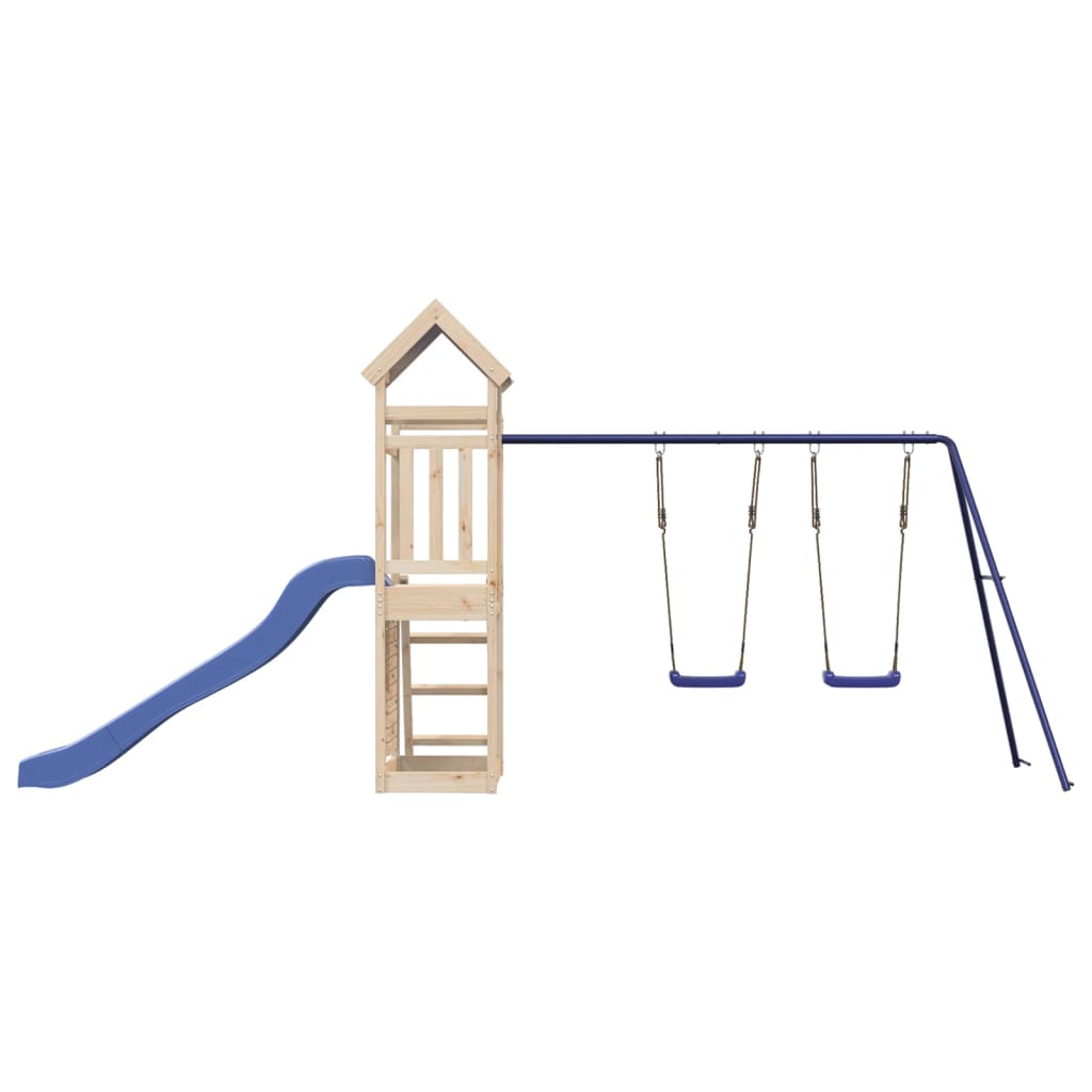 Outdoor Playset Solid Wood Pine