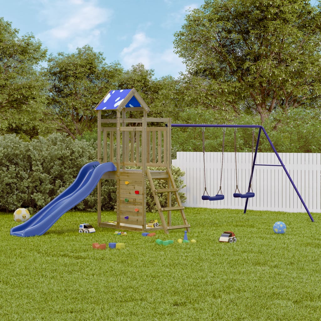 Outdoor Playset Impregnated Wood Pine