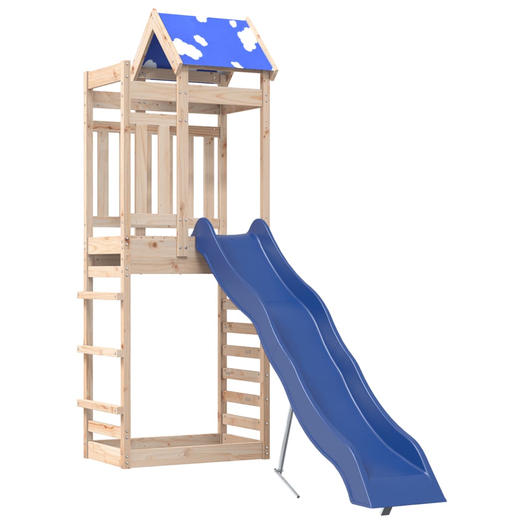 Outdoor Playset Solid Wood Pine