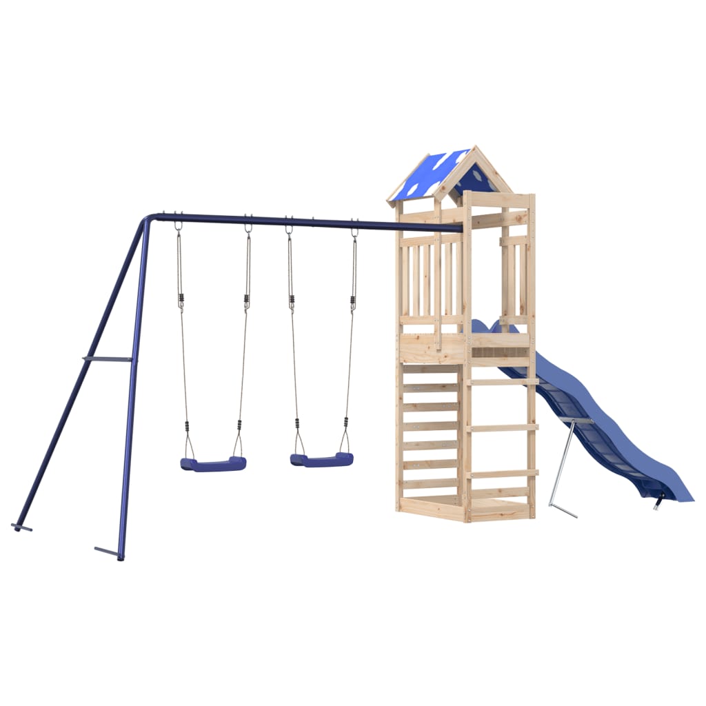 Outdoor Playset Solid Wood Pine