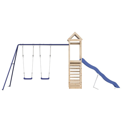 Outdoor Playset Solid Wood Pine