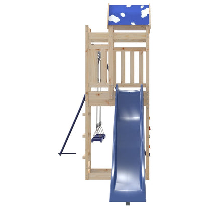 Outdoor Playset Solid Wood Pine