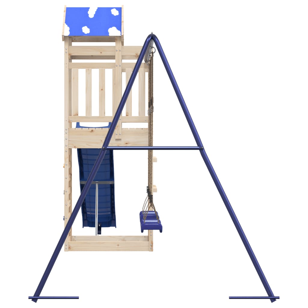 Outdoor Playset Solid Wood Pine