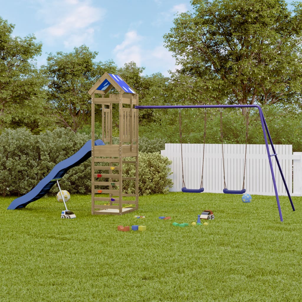 Outdoor Playset Impregnated Wood Pine