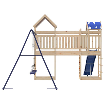 Outdoor Playset Solid Wood Pine