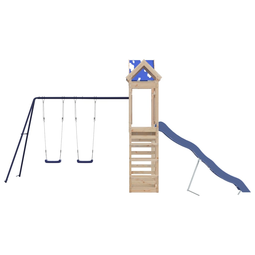 Outdoor Playset Solid Wood Pine