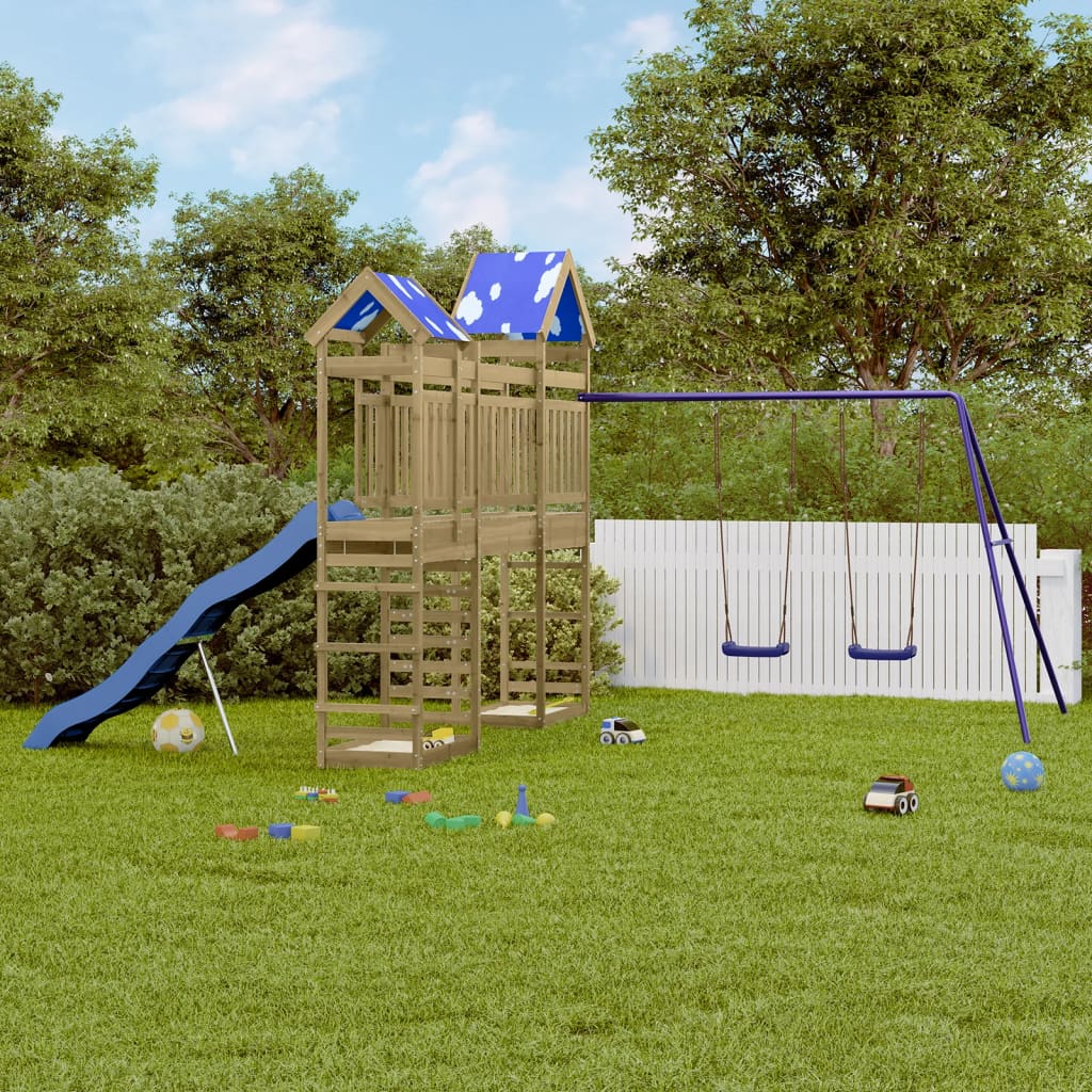 Outdoor Playset Impregnated Wood Pine