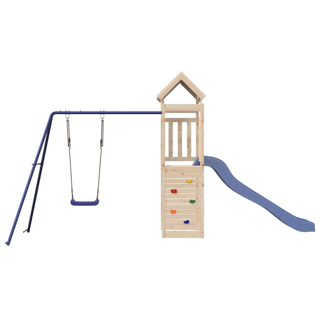 Outdoor Playset Solid Wood Pine