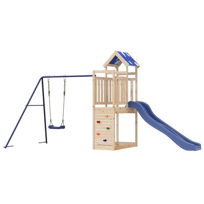 Outdoor Playset Solid Wood Pine