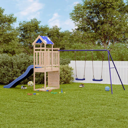 Outdoor Playset Solid Wood Pine