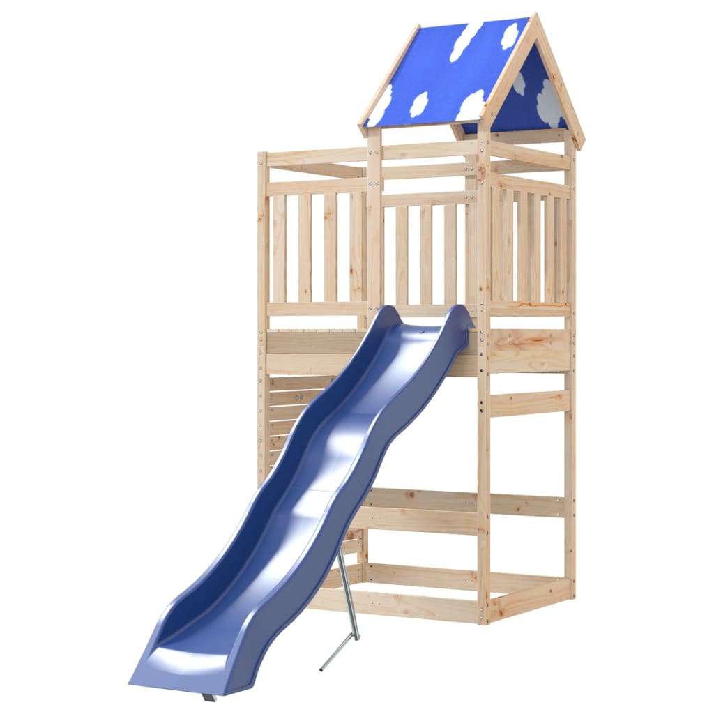 Outdoor Playset Solid Wood Pine