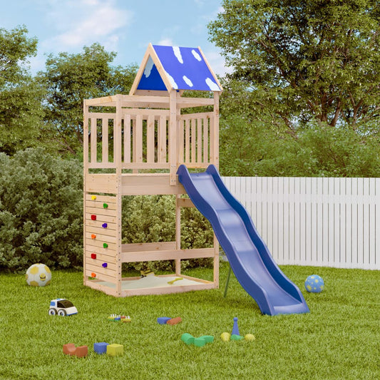 Outdoor Playset Solid Wood Pine