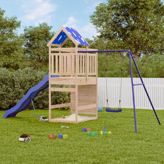 Outdoor Playset Solid Wood Pine