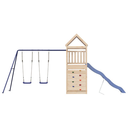 Outdoor Playset Solid Wood Pine