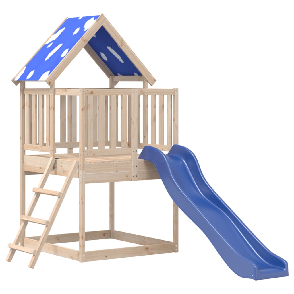 Outdoor Playset Solid Wood Pine