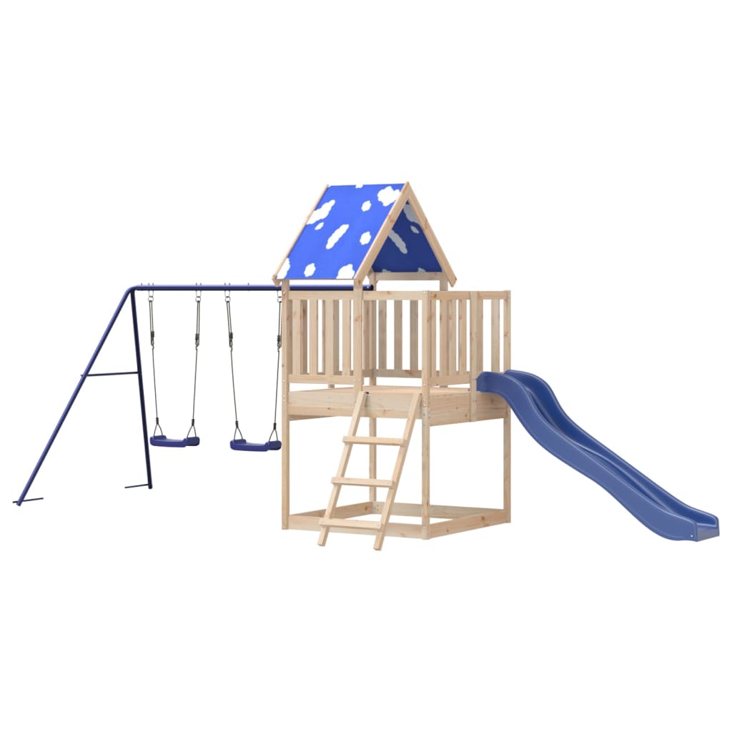 Outdoor Playset Solid Wood Pine