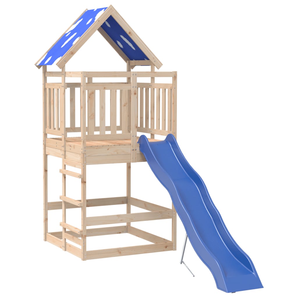 Outdoor Playset Solid Wood Pine