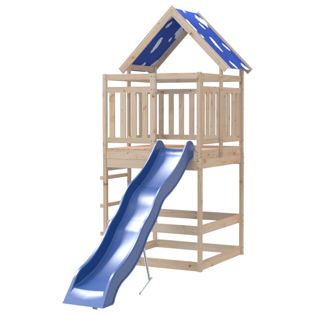 Outdoor Playset Solid Wood Pine