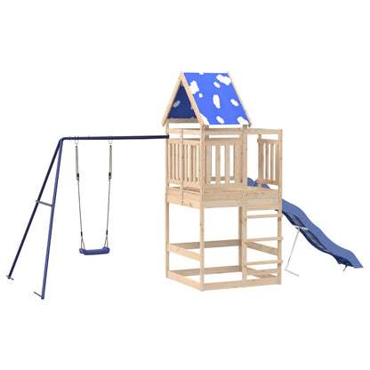 Outdoor Playset Solid Wood Pine