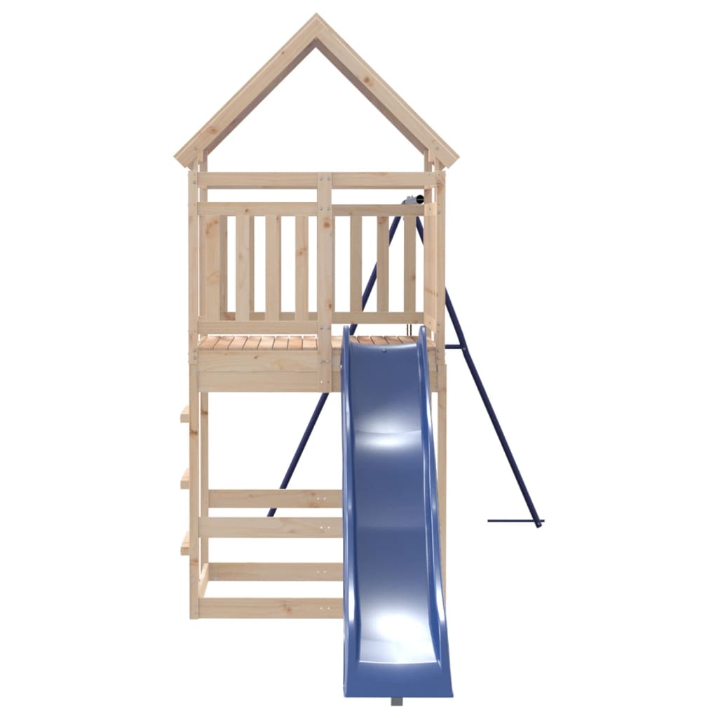 Outdoor Playset Solid Wood Pine