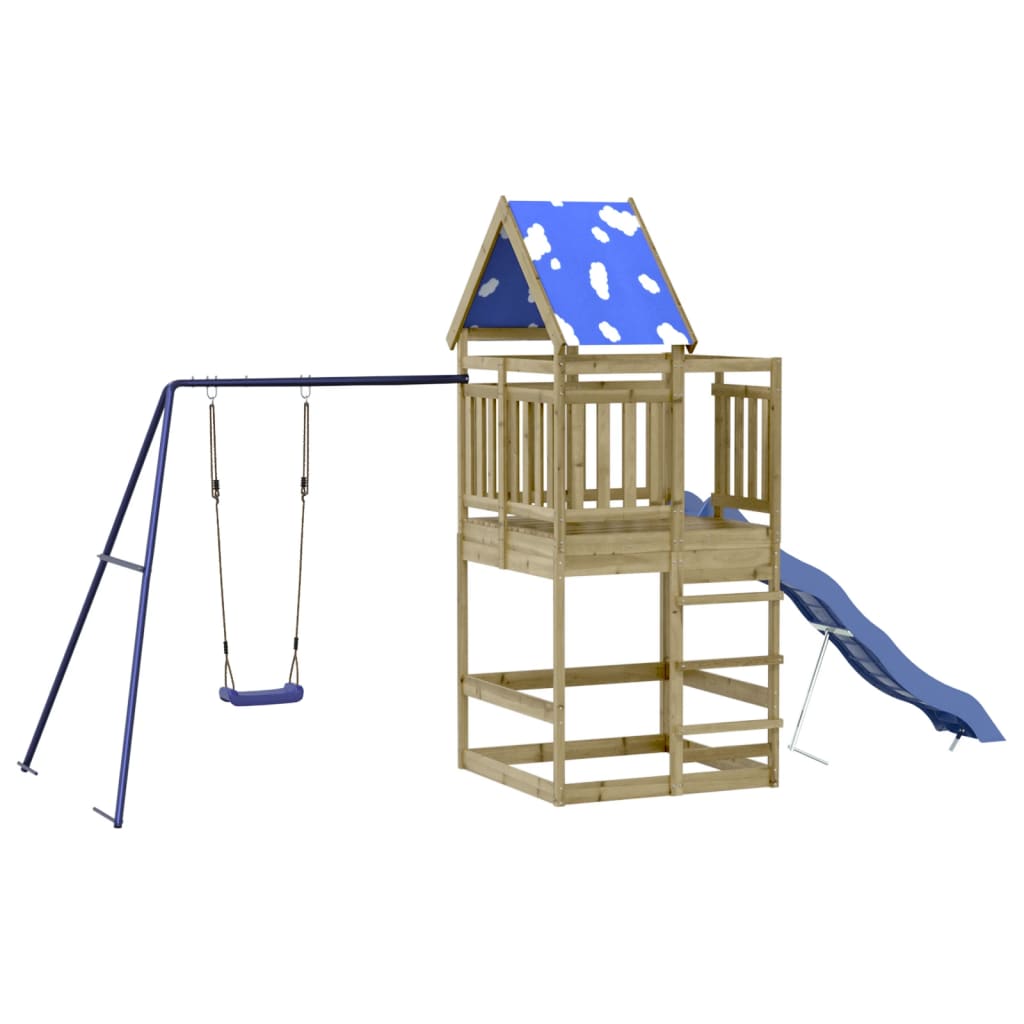 Outdoor Playset Impregnated Wood Pine