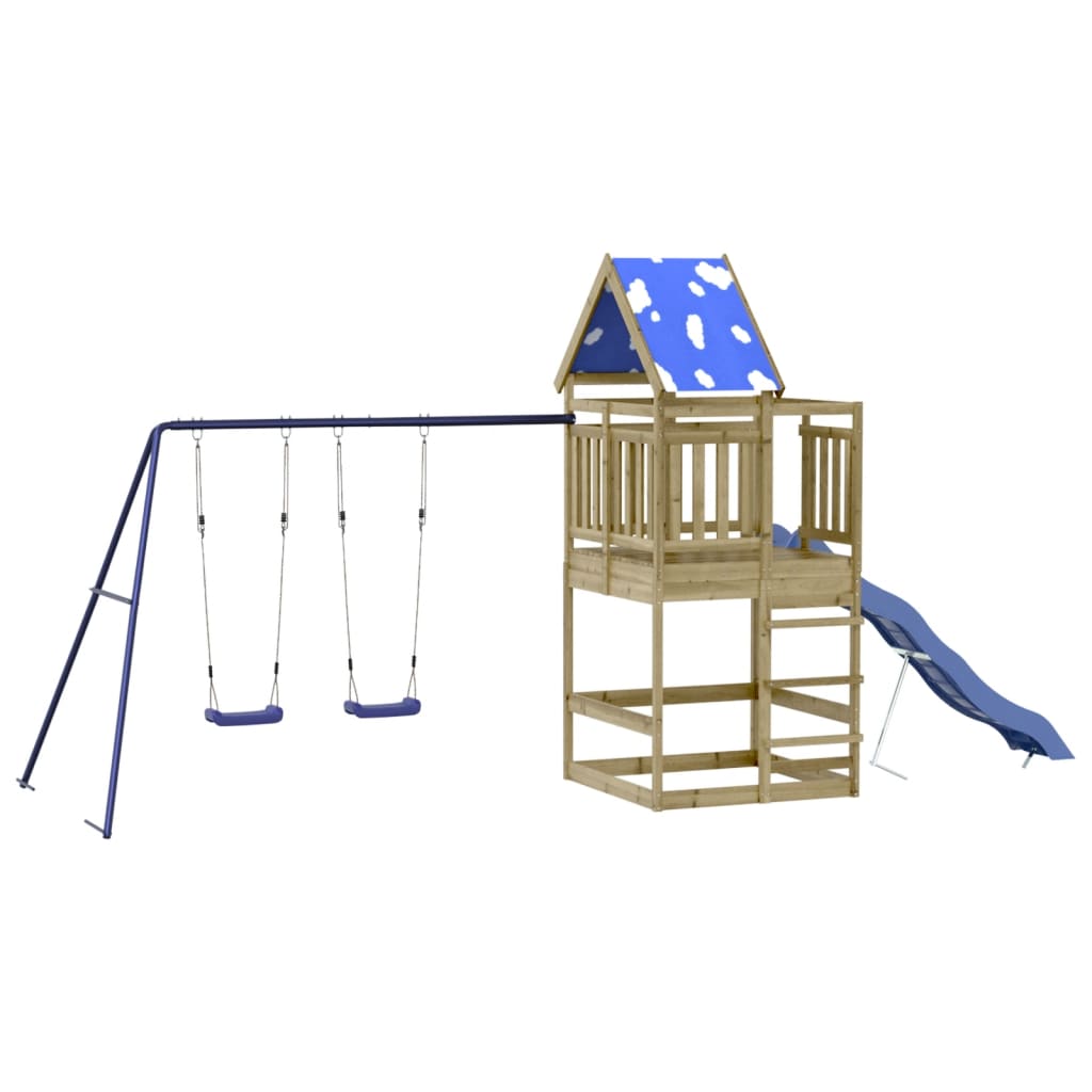 Outdoor Playset Impregnated Wood Pine