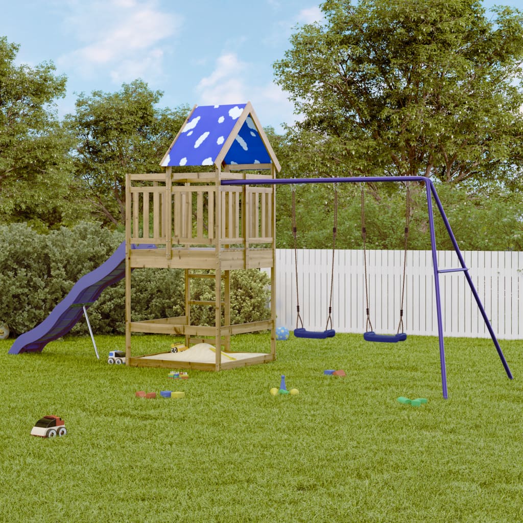 Outdoor Playset Impregnated Wood Pine